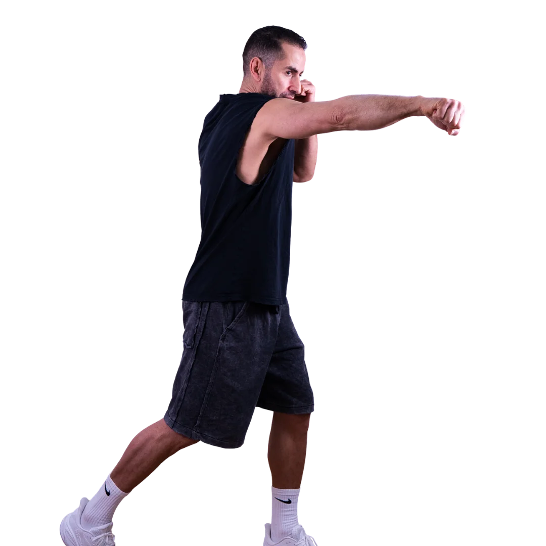 Cours de cardio-boxe en entreprise avec coach